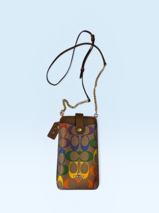 Coach Handbags - Coach Pride Phone Crossbody in Rainbow Signature Canvas